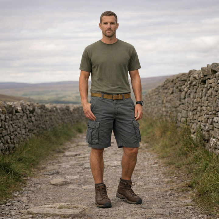 Alan - Men's Multi-Pocket Cargo Shorts for Outdoor Adventure