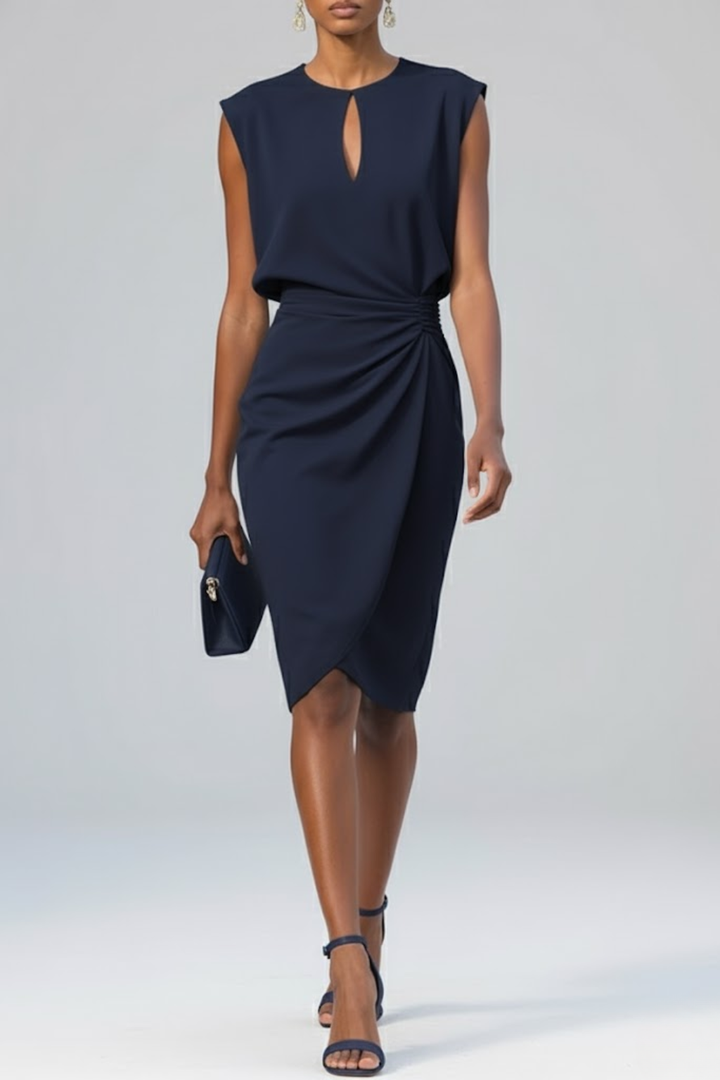 Celeste | The Keyhole Midi Dress