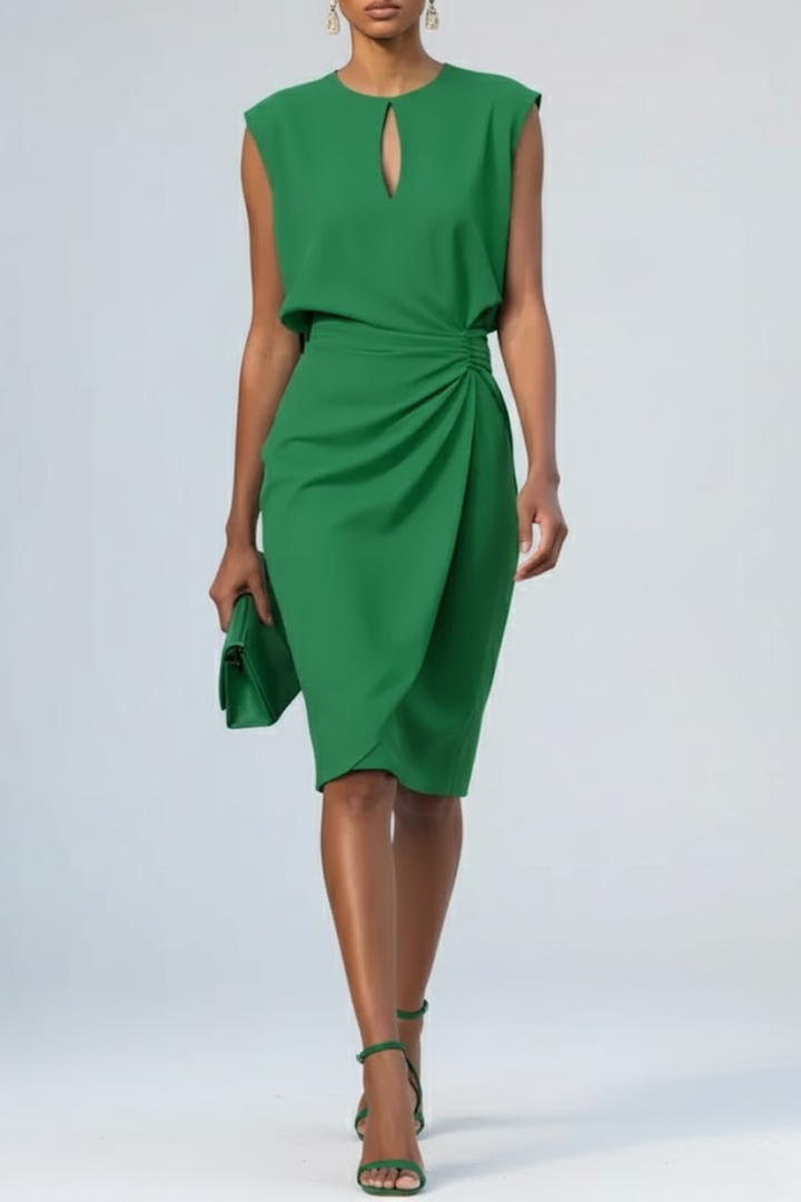 Celeste | The Keyhole Midi Dress