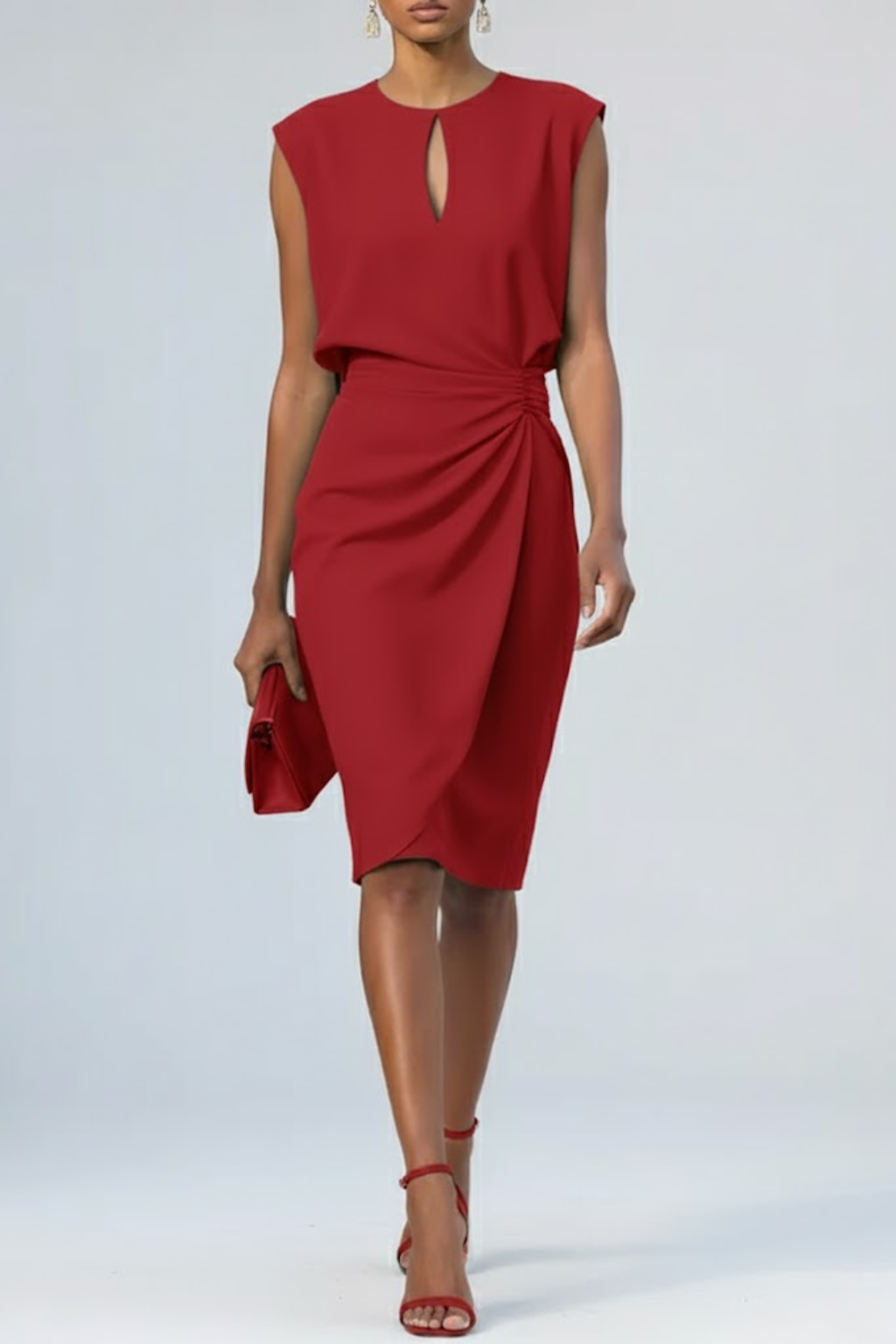 Celeste | The Keyhole Midi Dress