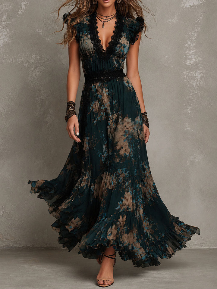 Elodie | The Floral Tiered Maxi
