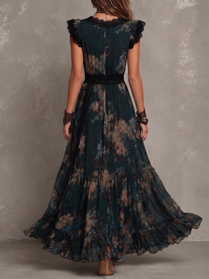 Elodie | The Floral Tiered Maxi