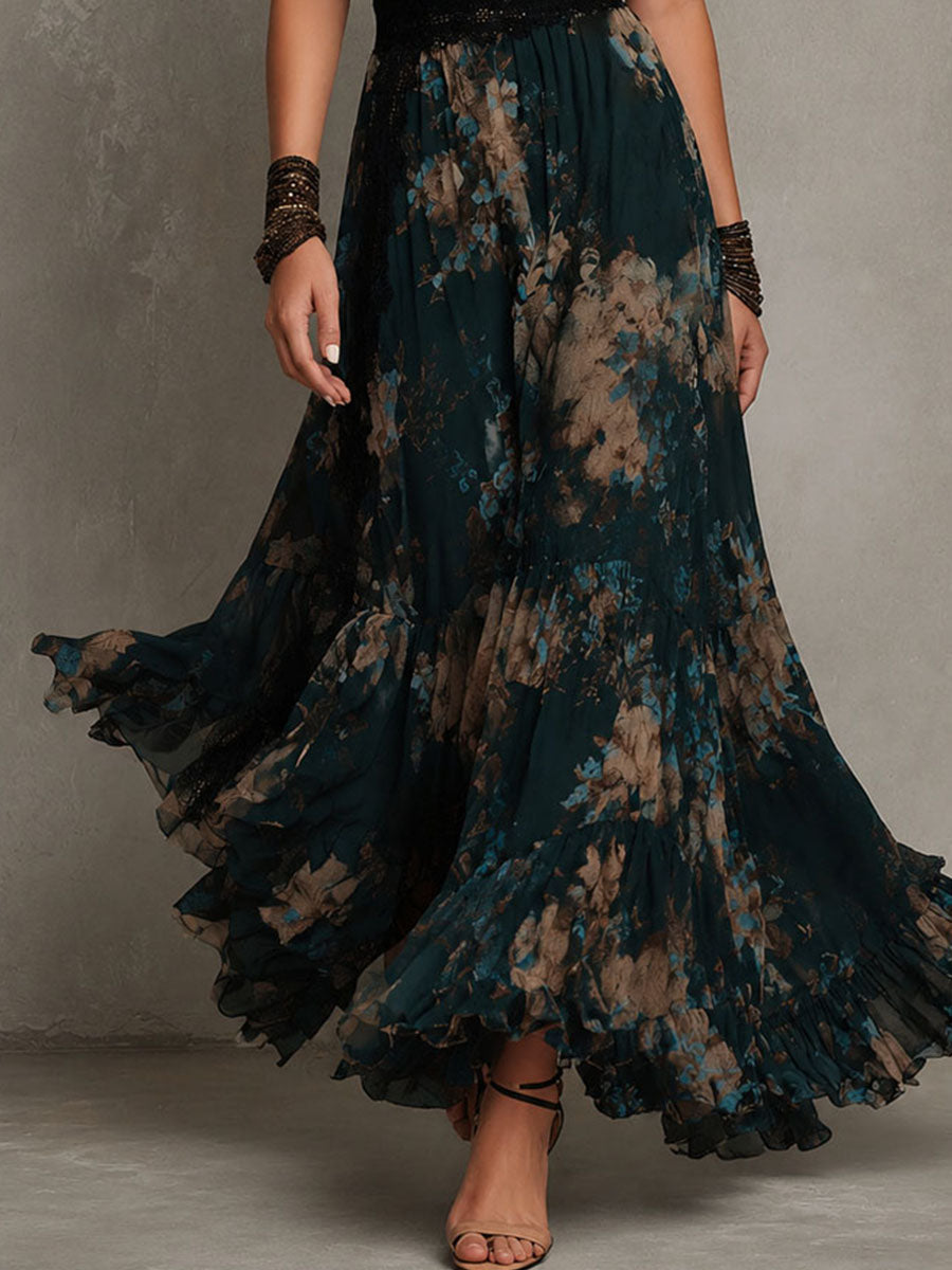 Elodie | The Floral Tiered Maxi