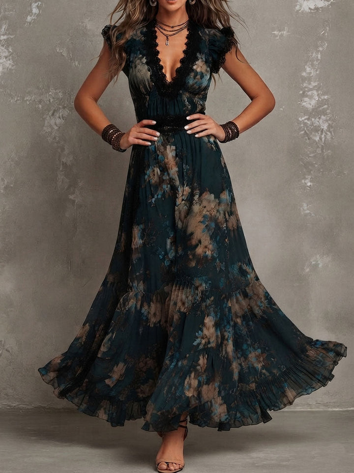 Elodie | The Floral Tiered Maxi