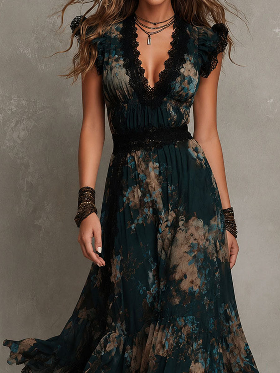 Elodie | The Floral Tiered Maxi