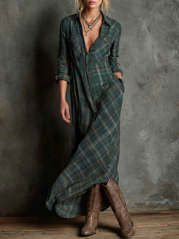 Sawyer | The Plaid Shirt Maxi