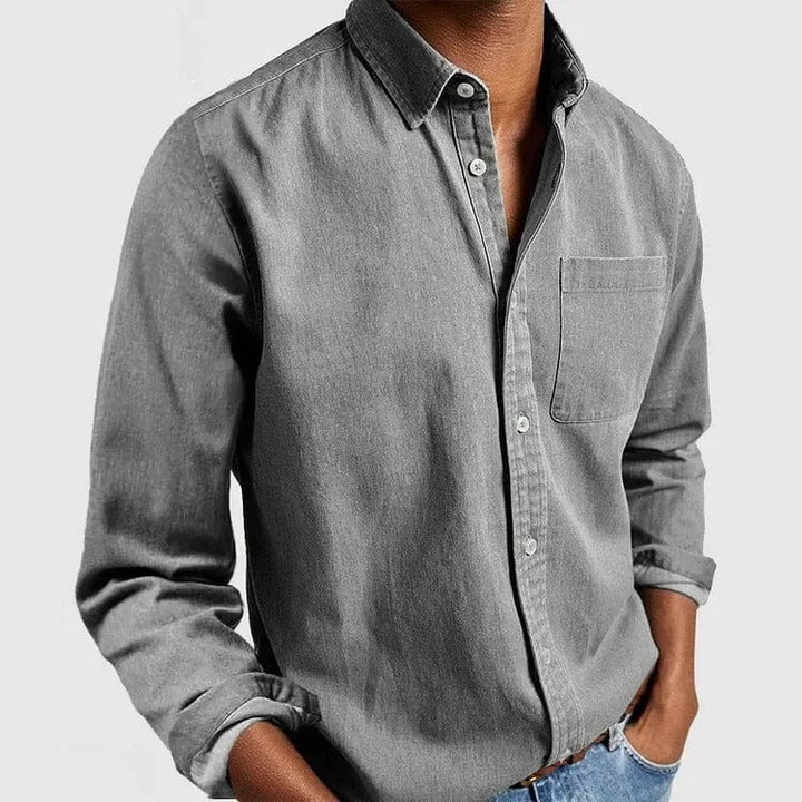 Caleb™ | Classic Button-Up Shirt