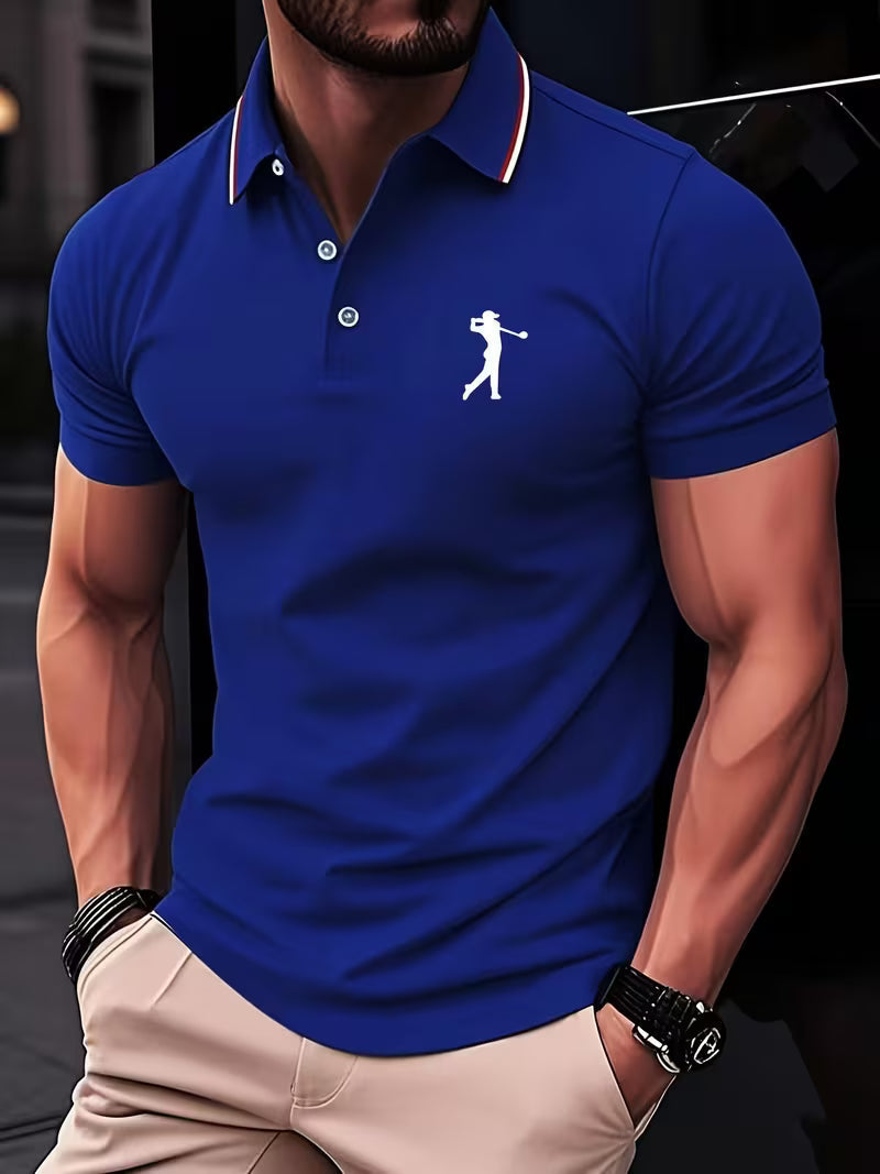 Arnaud™ | Casual Golf Print Shirt