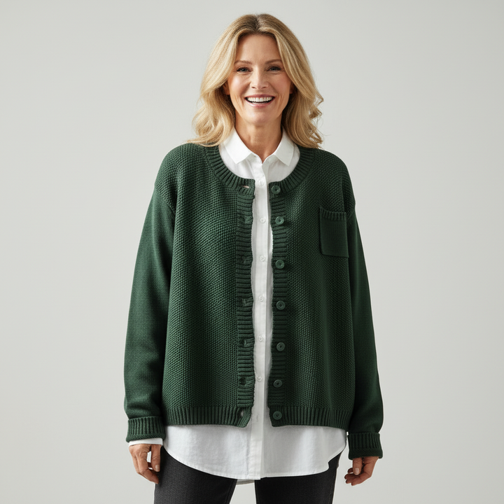Mabel | The Button-Front Knit Cardigan