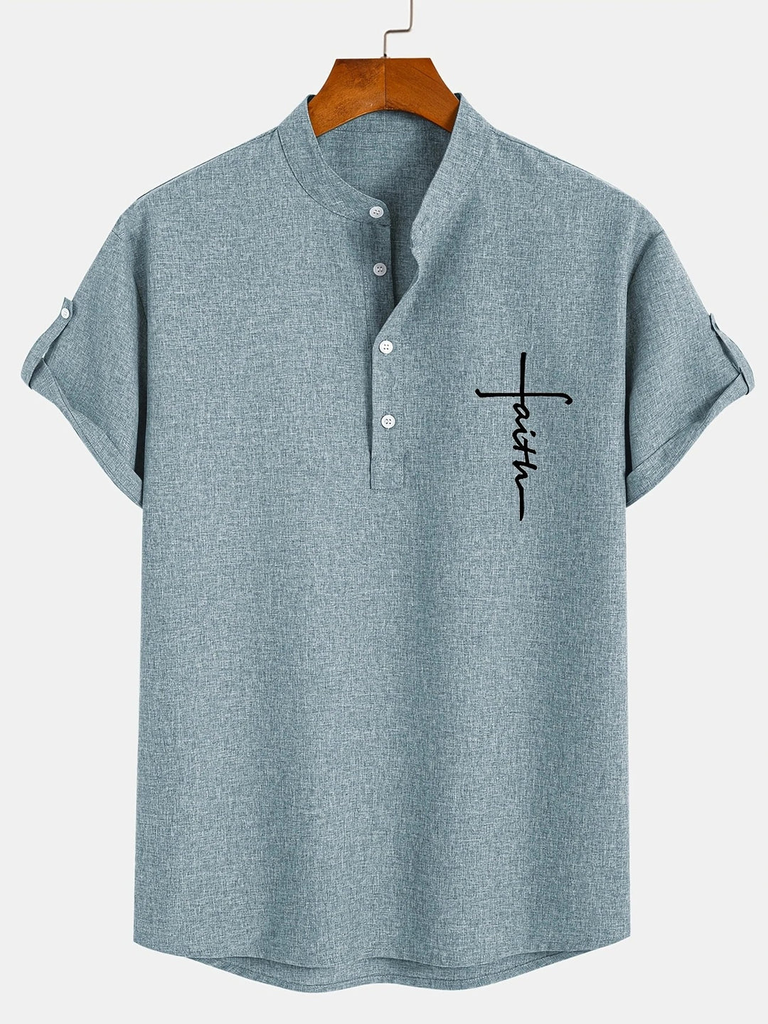 Lev | The Stand Collar Shirt