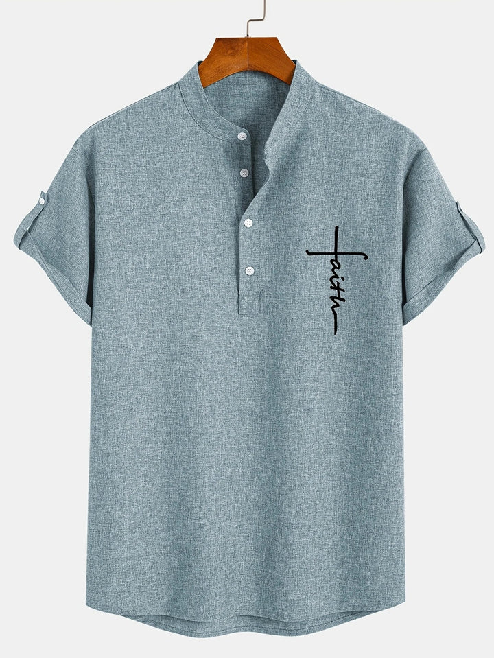 Lev | The Stand Collar Shirt