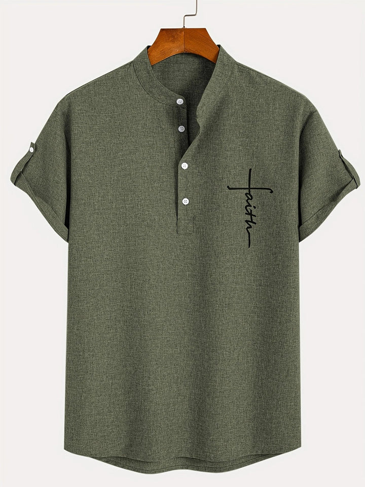 Lev | The Stand Collar Shirt