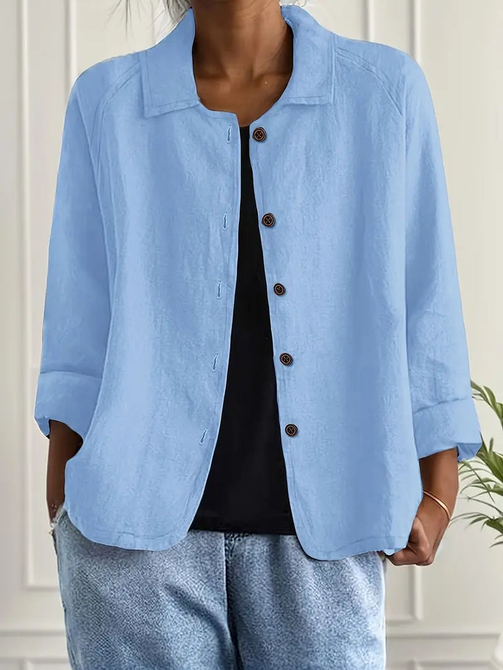Sofia™ | Women's Lightweight Layering Blouse — Classic Fit
