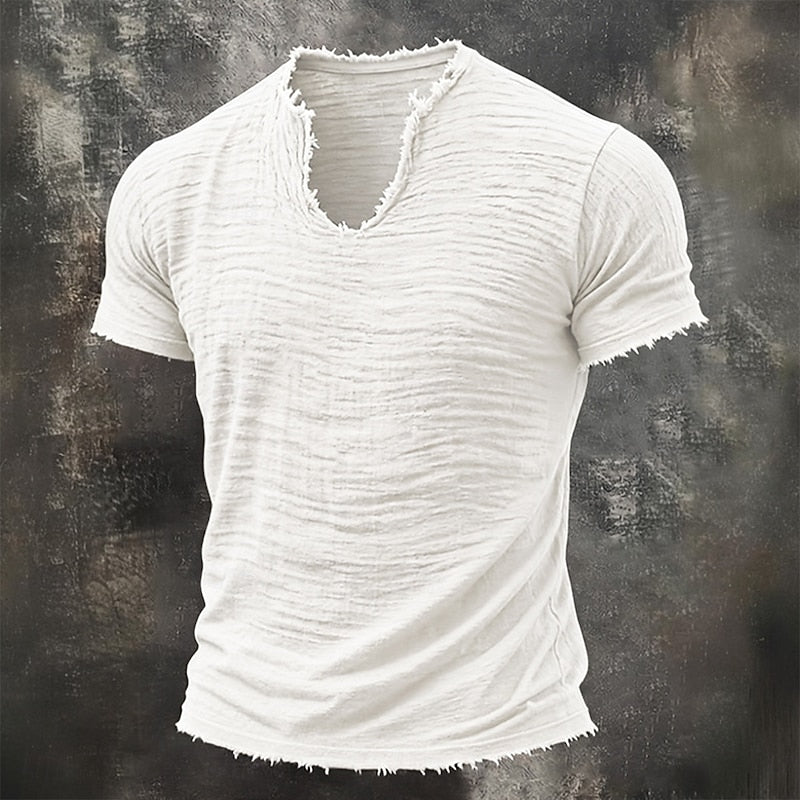 Griffin | The Vintage Frayed V-Neck