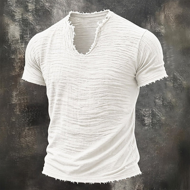 Griffin | The Vintage Frayed V-Neck