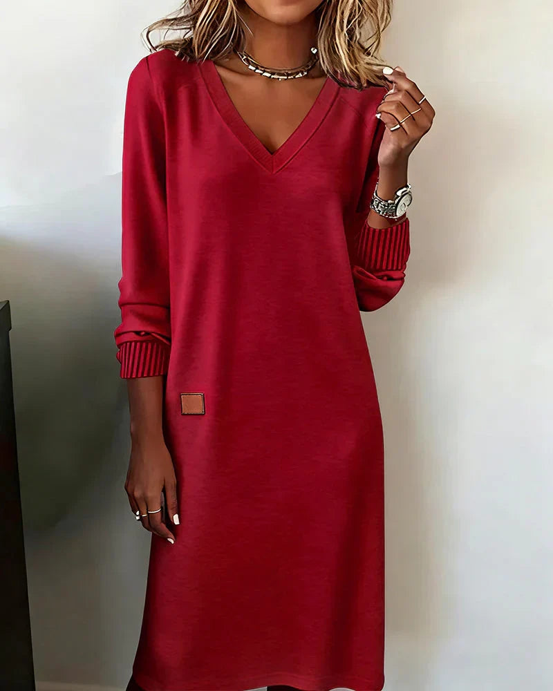 Clem | The V-Neck Midi Dress
