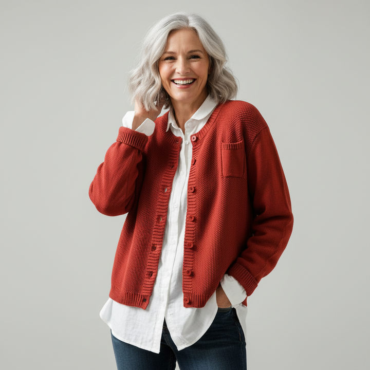 Mabel | The Button-Front Knit Cardigan