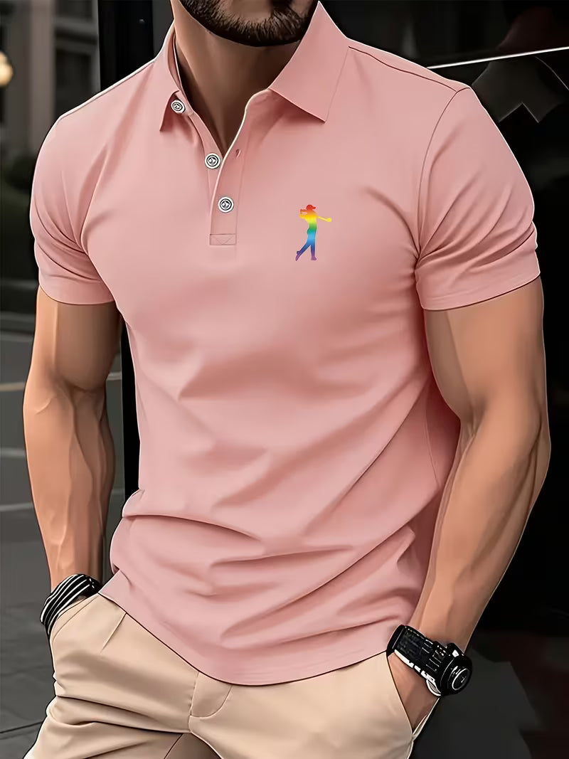 Arnaud™ | Casual Golf Print Shirt
