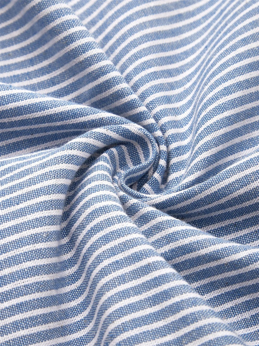 Lillian | Women's Striped Midi Dress — Relaxed Summer Fit
