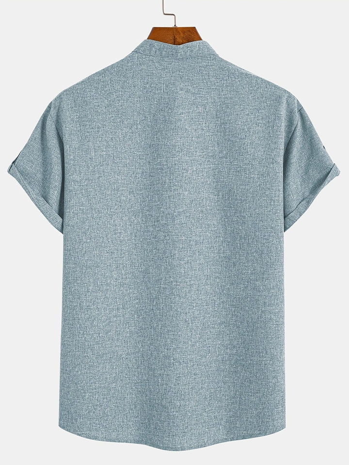 Lev | The Stand Collar Shirt