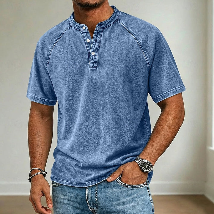 Hal | The Faded Short-Sleeve Henley