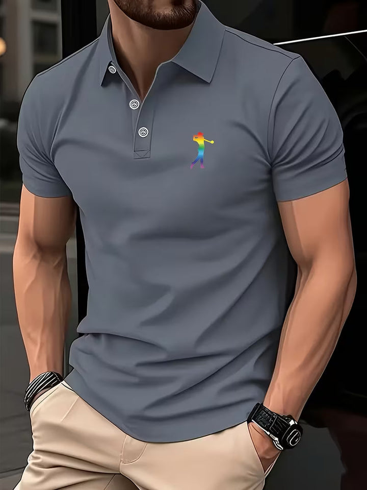 Arnaud™ | Casual Golf Print Shirt