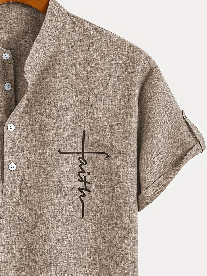 Lev | The Stand Collar Shirt