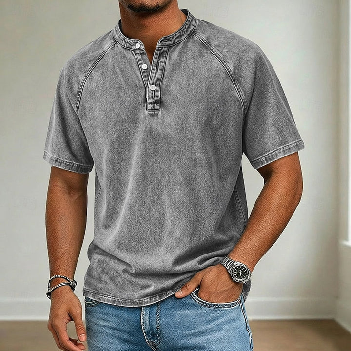 Hal | The Faded Short-Sleeve Henley