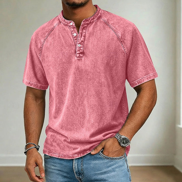 Hal | The Faded Short-Sleeve Henley