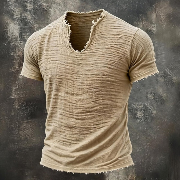 Griffin | The Vintage Frayed V-Neck