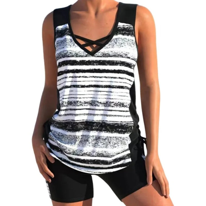 Mavi | The Adjustable Boho Tankini Set