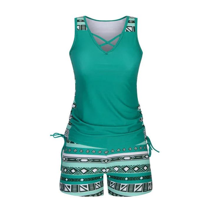 Mavi | The Adjustable Boho Tankini Set