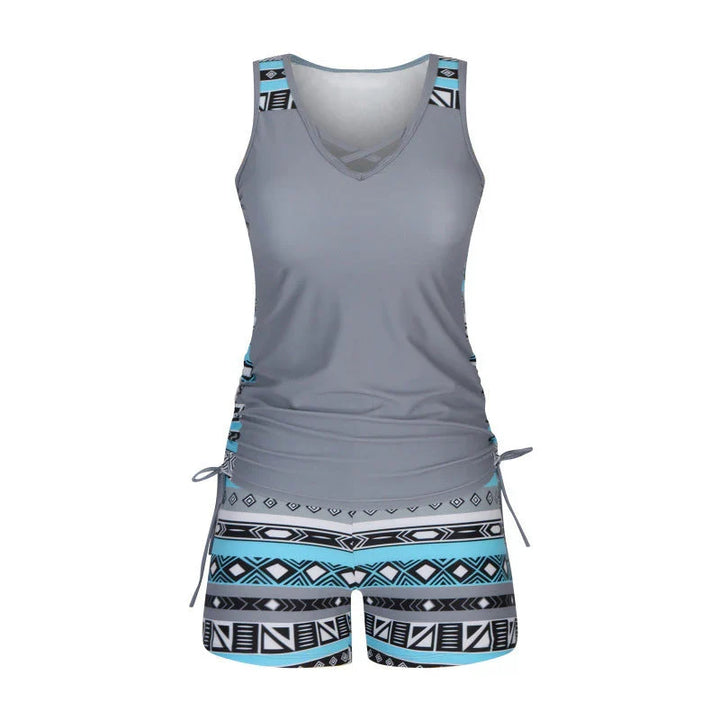 Mavi | The Adjustable Boho Tankini Set