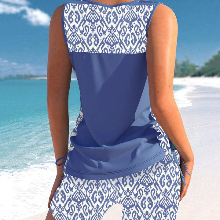 Mavi | The Adjustable Boho Tankini Set