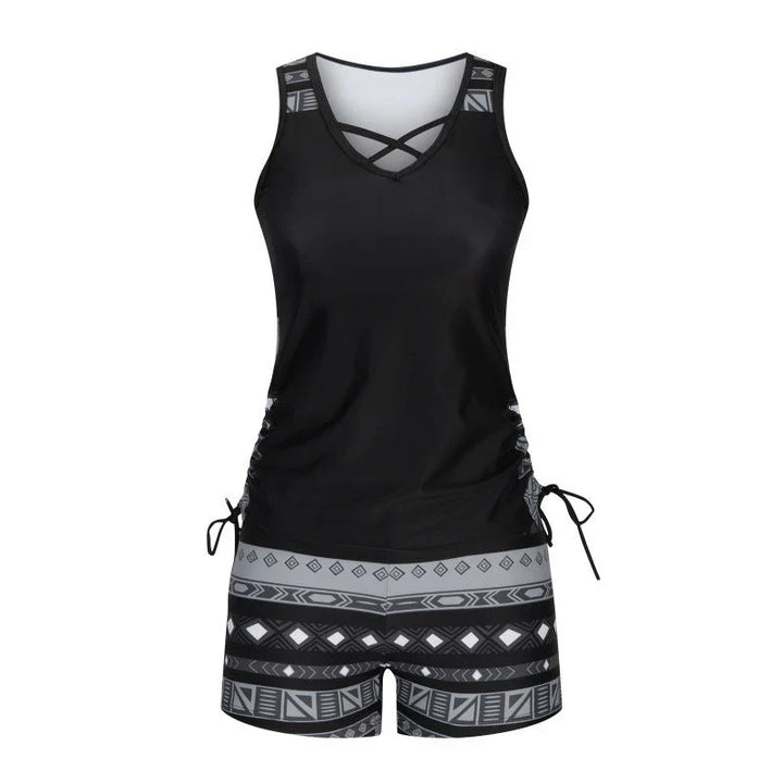 Mavi | The Adjustable Boho Tankini Set