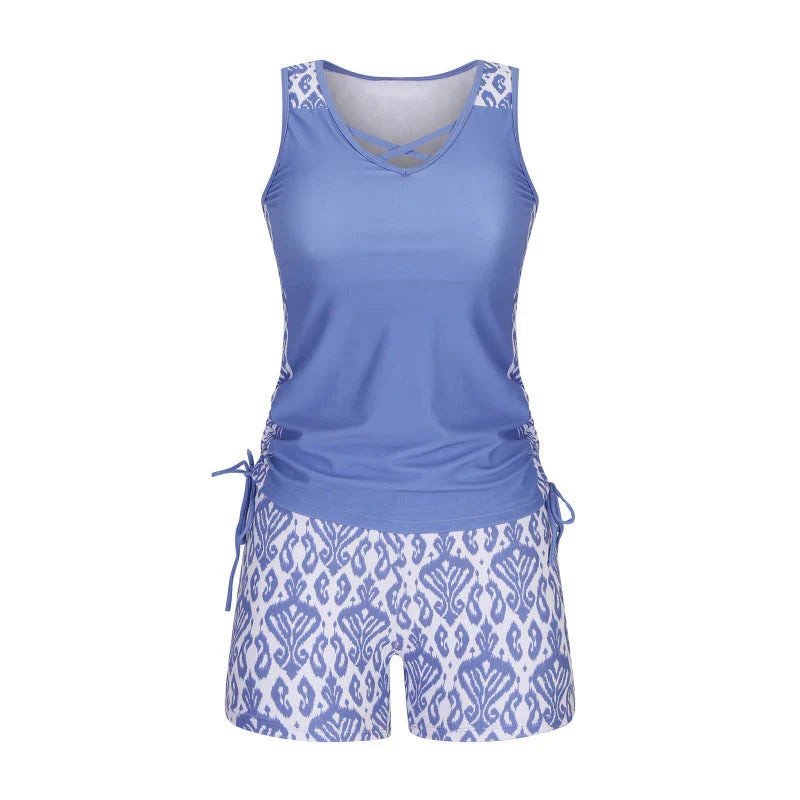 Mavi | The Adjustable Boho Tankini Set