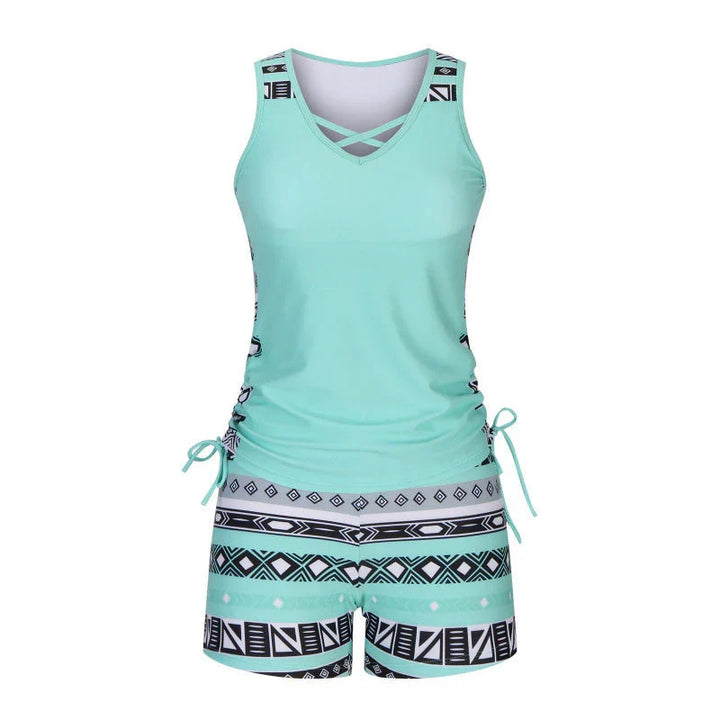 Mavi | The Adjustable Boho Tankini Set