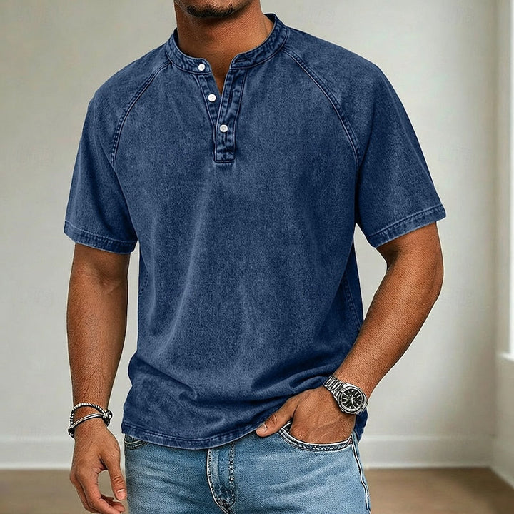 Hal | The Faded Short-Sleeve Henley