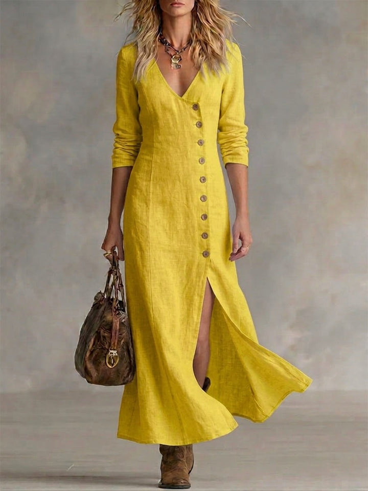 Arden | The Button-Front Maxi Dress
