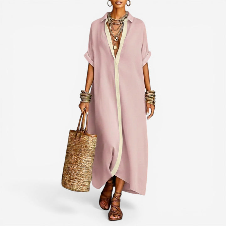Fiona | The Button-Front Shirt Dress