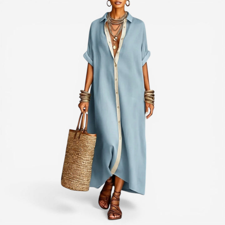 Fiona | The Button-Front Shirt Dress