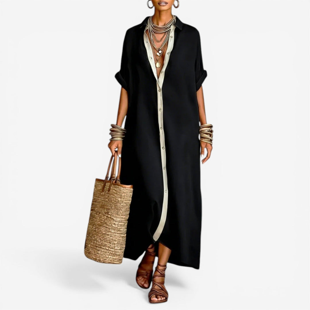 Fiona | The Button-Front Shirt Dress