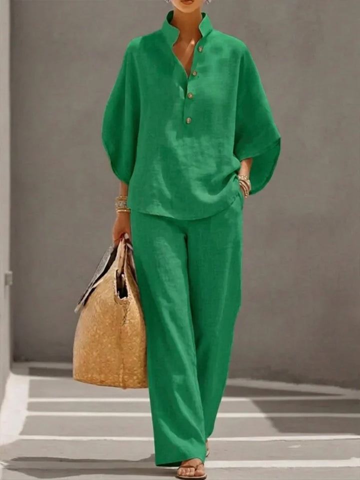Ciarnat | The Flowing Bat-Sleeve Set