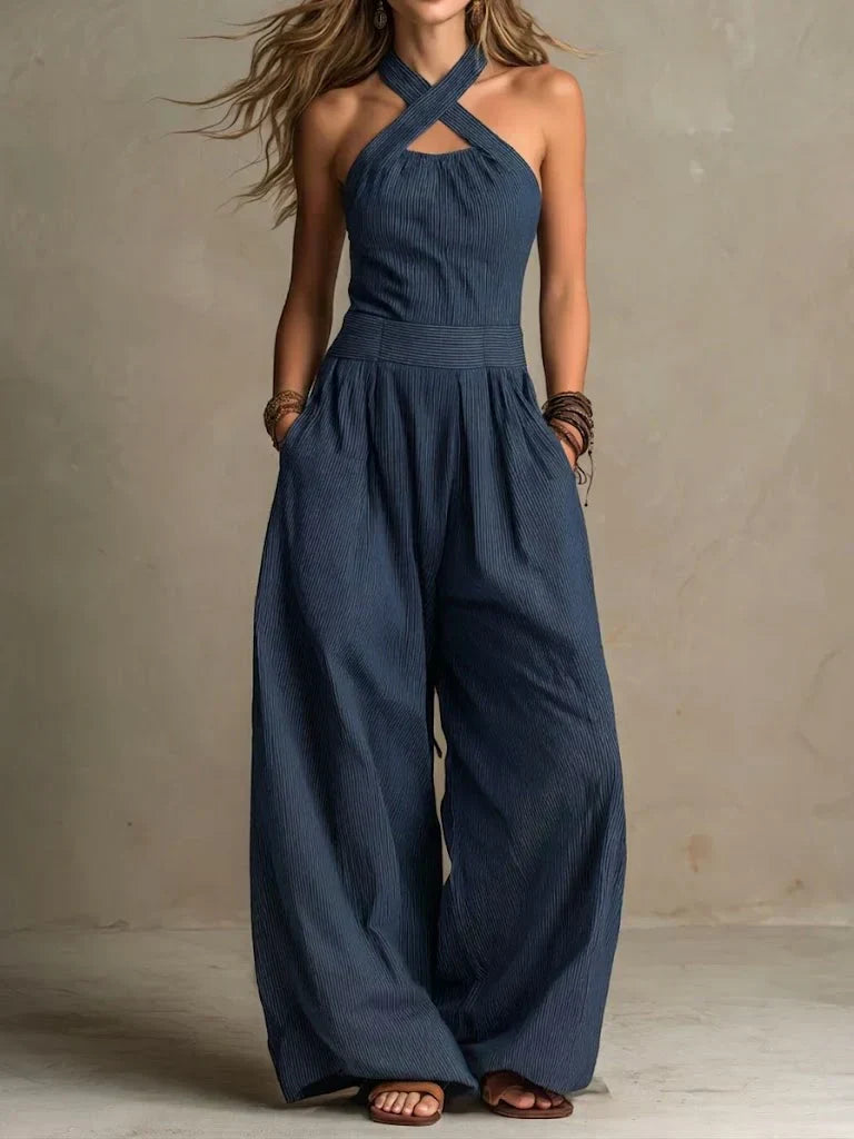 Isibéal | The Halter Wide-Leg Jumpsuit
