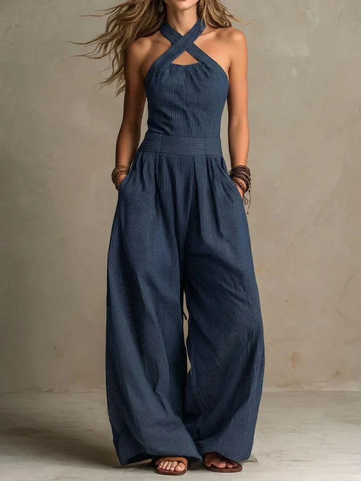 Isibéal | The Halter Wide-Leg Jumpsuit