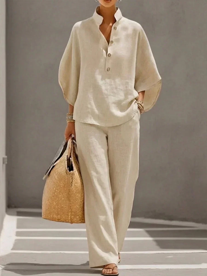 Ciarnat | The Flowing Bat-Sleeve Set