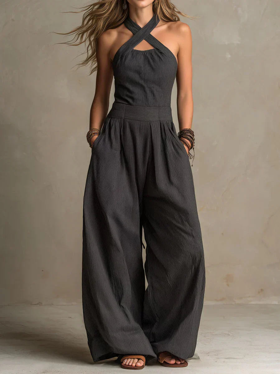 Isibéal | The Halter Wide-Leg Jumpsuit