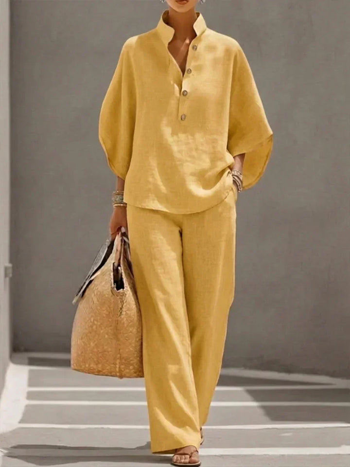 Ciarnat | The Flowing Bat-Sleeve Set