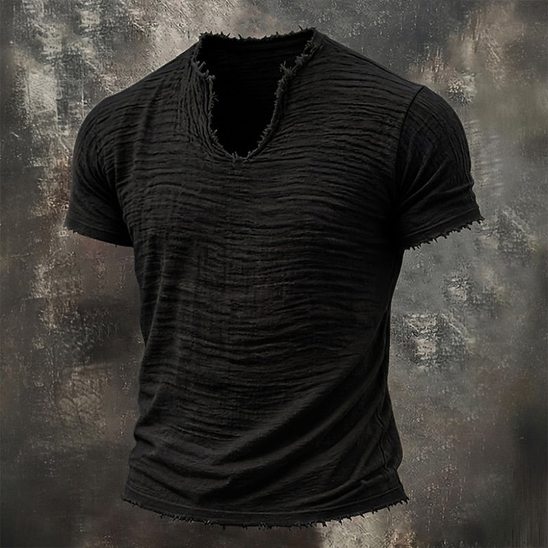 Griffin | The Vintage Frayed V-Neck