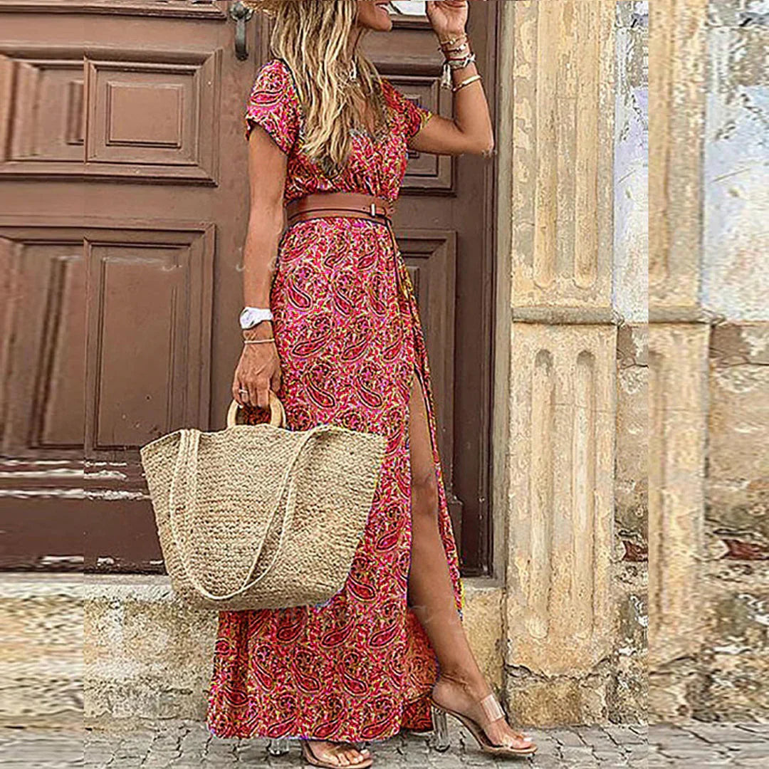 ANNABELLE | Women's Boho Maxi Dress — Relaxed Flowy Fit